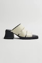 Δερμάτινες παντόφλες Miista Jadzia 5-8 cm μπεζ E8.3899