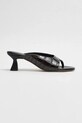 Kožené žabky Miista Palmira 5-8 cm černá E8.3590