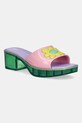 Šľapky Melissa MELISSA SHAPE + LAZY OAF AD stĺpikový fialová M.33566