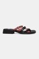 Παπούτσια Δερμάτινες παντόφλες Camper TWS K201602.001 μαύρο