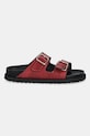 Кожаные шлепанцы Birkenstock 1774 Arizona EXQ LE 1030004 бордо SS25