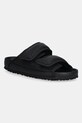 Παντόφλες Birkenstock 1774 Arizona CosNy EXQ SYN λείο δέρμα μαύρο 1030431