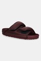 Natikače Birkenstock 1774 Arizona CosNy EXQ SYN zrnata koža bordo 1030376