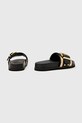 Обувки Чехли AllSaints Ellie Raffia Slider W003FD черен