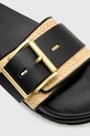 Чехли AllSaints Ellie Raffia Slider черен W003FD