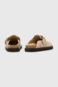 Încălțăminte AllSaints papuci din piele Skye Mule W046FC.SAN bej