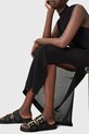 AllSaints papuci Sian Raffia Sandal W090FC
