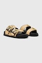 AllSaints ciabatte slide Sian Raffia Sandal W091FC beige SS25