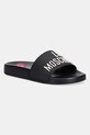 Love Moschino klapki syntetyczny czarny JA28052G0MI14000