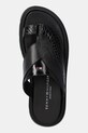 Шкіряні шльопанці Tommy Hilfiger чорний T4B2.33947