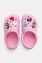 Crocs papuci copii CLASSIC MICKEY MINNIE FRIENDS CLOG KIDS 210894.CROCS.CLASSIC.MI roz SS25