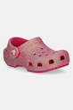 Шлепанцы Crocs CLASSIC IRIDESCENT GLITTER CLOG KIDS розовый 210985.CROCS.CLASSIC.IR
