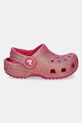 Crocs papucs CLASSIC IRIDESCENT GLITTER CLOG KIDS 210985.CROCS.CLASSIC.IR rózsaszín SS25