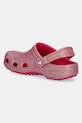 Дівчинка Шльопанці Crocs CLASSIC IRIDESCENT GLITTER CLOG KIDS 210986.CROCS.CLASSIC.IR рожевий