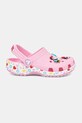 Fete Crocs papuci copii CLASSIC MICKEY MINNIE FRIENDS CLOG KIDS 211147.CROCS.CLASSIC.MI roz