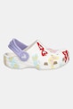 Crocs șlapi copii CLASSIC BUTTERFLY GRAPHIC CLOG T 211263.CROCS.CLASSIC.BU alb SS25