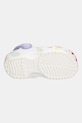 Crocs șlapi copii CLASSIC BUTTERFLY GRAPHIC CLOG T 211263.CROCS.CLASSIC.BU alb
