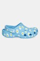 Crocs șlapi copii CLASSIC DAISY CLOG T 211264.CROCS.CLASSIC.DA albastru SS25