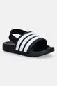 Дитячі шльопанці adidas ADILETTE ESTRAP синтетичний чорний JR5323