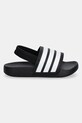 Дитячі шльопанці adidas ADILETTE ESTRAP JR5323 чорний AW25
