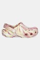 Crocs papuci CLASSIC GLOW MARBLED CLOG KIDS 210718.CROCS.CLASSIC.GL roz SS25