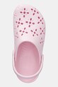 Шльопанці Crocs CLASSIC FLORAL CUT OUT CLOG KIDS рожевий 210943.CROCS.CLASSIC.FL
