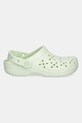 Crocs klapki CLASSIC FLORAL CUT OUT CLOG KIDS 210943.CROCS.CLASSIC.FL zielony SS25