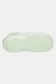 Pantofle Crocs CLASSIC FLORAL CUT OUT CLOG KIDS 210943.CROCS.CLASSIC.FL zelená