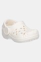 Crocs klapki CLASSIC FLORAL CUT OUT CLOG KIDS beżowy 210944.CROCS.CLASSIC.FL