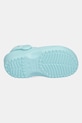 Παντόφλες Crocs CLASSIC FLORAL CUT OUT CLOG KIDS 210944.CROCS.CLASSIC.FL τιρκουάζ
