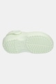 Παντόφλες Crocs CLASSIC FLORAL CUT OUT CLOG KIDS 210944.CROCS.CLASSIC.FL πράσινο