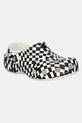 Pantofle Crocs CLASSIC WARPED CHECKER CLOG KIDS černá 210990.CROCS.CLASSIC.WA