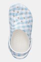 Pantofle Crocs CLASSIC GINGHAM CLOG KIDS modrá 210988.CROCS.CLASSIC.GI