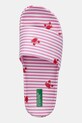 Παιδικές παντόφλες United Colors of Benetton ροζ 89W40D01G.G.Seasonal