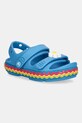 Crocs sandale copii CROCBAND CRUISER RICRAC SANDAL T albastru 211032.CROCS.CROCBAND.C