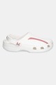Crocs șlapi copii CLASSIC BASEBALL CLOG KIDS 211259.CROCS.CLASSIC.BA alb SS25