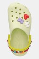 Crocs klapki dziecięce CLASSIC FRIENDSHIP BRACELET CLOG T zielony 211307.CROCS.CLASSIC.FR