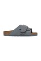 Kožené pantofle Birkenstock Kyoto nubuk šedá 1029144