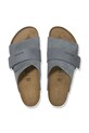 Kožené pantofle Birkenstock Kyoto 1029144 šedá