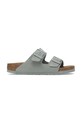 Замшевые шлепанцы Birkenstock Arizona голубой 1029146