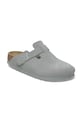 Birkenstock papuci din piele Boston 1029212 albastru AW25