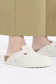 Замшевые шлепанцы Birkenstock Boston SFB 1027667