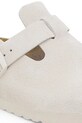 Obuwie Birkenstock klapki zamszowe Boston SFB 1027667 biały