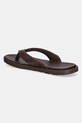 Obuwie UGG japonki skórzane Seaside II Flip 1166610.LUG brązowy