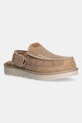 UGG klapki zamszowe Goldencoast Clog Regenerate Planet friendly beżowy 1169491.SAN