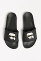 Karl Lagerfeld papucs KONDO fekete KL70005A.V00
