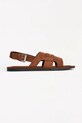 Karl Lagerfeld sandale din piele intoarsa KASTOR III maro KL70225.533