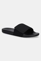Šľapky Calvin Klein ADJ POOL SLIDE CANVAS LOGO Planet friendly čierna HM0HM01749