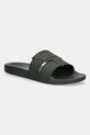 Pantofle Calvin Klein POOL SLIDE DOUBLE T zelená HM0HM01752