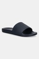 Šľapky Calvin Klein POOL SLIDE W/ CK SQUARE textilný tmavomodrá HM0HM01754